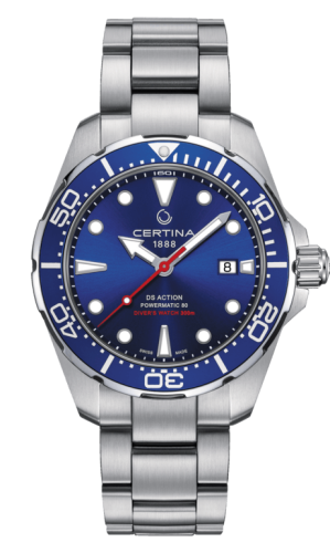 Certina DS Action Diver Powermatic 80 Stainless Steel / Blue / Bracelet